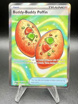 Pokemon TCG Buddy-Buddy Poffin 167/132 Full Art Ultra Rare Mega Evolution EN - Image 1