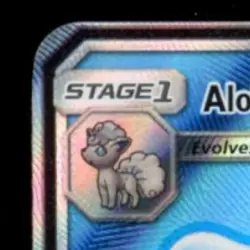 2017 POKEMON SUN & MOON GUARDIANS RISING #132/145 ALOLAN NINETALES FULL ART - Image 3