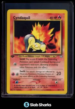 2000 POKEMON NEO GENESIS 1ST EDITION #56/111 CYNDAQUIL - Image 1