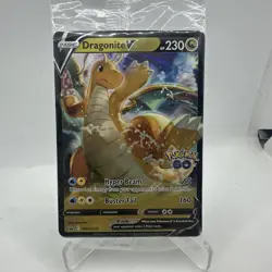 Dragonite V VStar SWSH235/236 Pokemon TCG Promo Pokemon Go - SEALED - STAMPED NM - Image 1