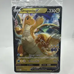 Dragonite V VStar SWSH235/236 Pokemon TCG Promo Pokemon Go - SEALED - STAMPED NM - Image 2