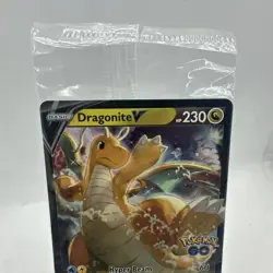 Dragonite V VStar SWSH235/236 Pokemon TCG Promo Pokemon Go - SEALED - STAMPED NM - Image 4