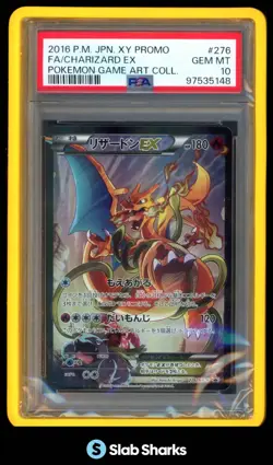 2016 POKEMON JAPANESE XY PROMO #276/XY-P CHARIZARD EX FULL ART PSA 10 - Image 1