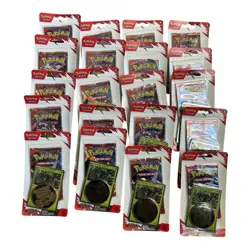 Pokemon Destined Rivals Booster Checklane Blister Packs Zarude Lot of 20 SEALED - Image 1