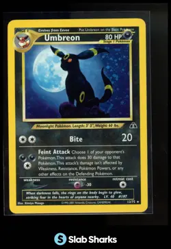 2001 POKEMON NEO DISCOVERY #13/75 UMBREON HOLO - Image 1