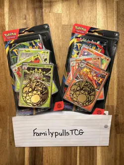 Pokemon Mega Evolutions Phantasmal Flames Blister Pack Set Blaziken Hydrapple - Image 1