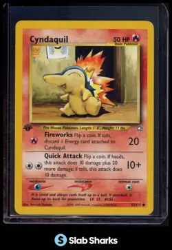 2000 POKEMON NEO GENESIS 1ST EDITION #57/111 CYNDAQUIL - Image 1