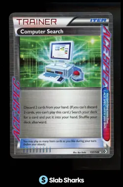 2012 POKEMON BLACK & WHITE BOUNDARIES CROSSED #137 COMPUTER SEARCH - Image 1