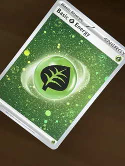 Pokemon 151 Holo Grass Energy Quad Swirl Galaxy Cosmo Foil Variant - 4 Swirls - Image 1