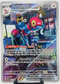 Porygon Z 214/182 Paradox Rift Illustration Rare IR Holo NM Pokemon TCG - Image 1