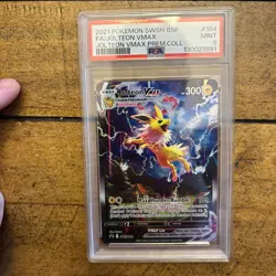 Jolteon VMAX SWSH #184 Sword & Shield Promo Cards Holo PSA 9 - Image 1