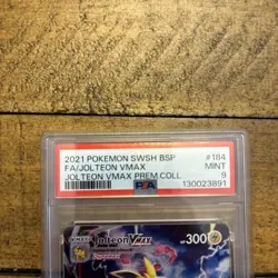 Jolteon VMAX SWSH #184 Sword & Shield Promo Cards Holo PSA 9 - Image 2