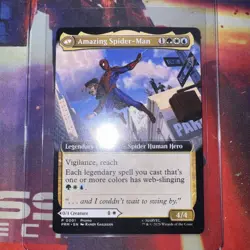 The Amazing SpiderMan Peter Parker NYCC 2025 EXCL Magic The Gathering Promo Card - Image 1