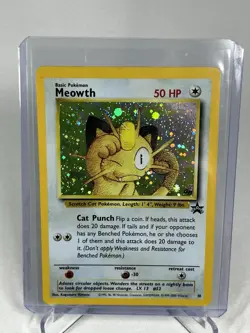 MEOWTH - #10 Black Star Promo - Holo - Pokemon Card - NM - Image 4
