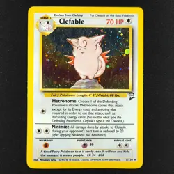 Clefable 5/130 Holo - Base Set 2 - Pokemon Card - Image 3