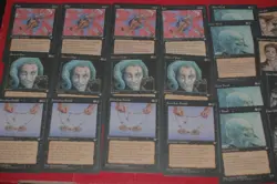 MTG 20x ICE AGE black playsets moor fiend fear MP magic card lot - Image 1