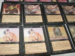 MTG 15x ALLIANCES Black feast or famine magic card lot LP - Image 3