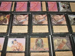 MTG 15x ALLIANCES Black feast or famine magic card lot LP - Image 4