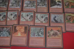 MTG 16x ICE AGE red playsets stone giant MP magic card lot - Image 2