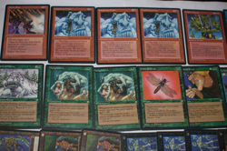 MTG 19x ICE AGE Homelands green MP magic card lot - Image 3