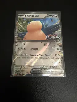 Stamped Snorlax EX #76 Jumbo & Regular Promo Cards + Stamped Blissed EX #134 NM - Image 2