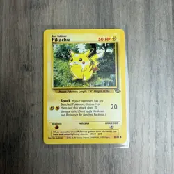 Pokemon Card Pikachu Jungle 60/64 WOTC Card Unlimited LP - Image 1