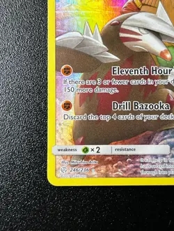 Excadrill 246/236 - Cosmic Eclipse Secret Rare Trainer Gallery Pokemon Card NM - Image 2