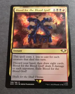 Blood for the Blood God! Universes Beyond: Warhammer 40000 MTG Card Near Mint - Image 1