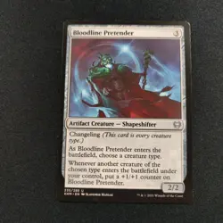 Bloodline Pretender: Kaldheim Regular Mtg Card Lightly Played Uncommon - Image 1