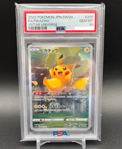 PSA 10 Pikachu AR 205/172 S12a VSTAR Universe Pokemon Card Japanese Nintendo - Image 1