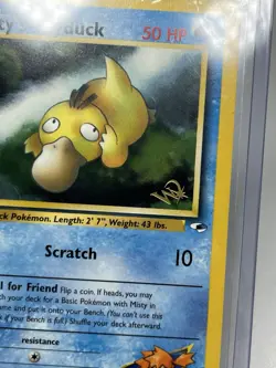Misty's Psyduck [W Stamped] 54/132 WOTC Promo Pokemon Card - Image 4