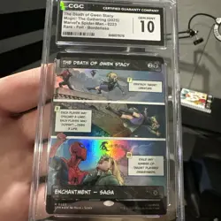 The Death of Gwen Stacy (Borderless) Marvel's Spider-Man Foil for sale online - Image 1