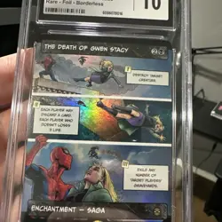 The Death of Gwen Stacy (Borderless) Marvel's Spider-Man Foil for sale online - Image 3