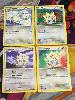 D663 POKEMON TCG CARD TOGEPI 88 110 102 TOGETIC 103 LP-MP - Image 1
