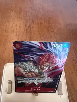 One Piece TCG Shanks Pirate Foil Card P-083 English Set of 3 - Image 2