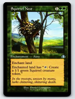 Squirrel Nest (Retro Frame) U Dominaria Remastered # 349 NM Normal - Image 1