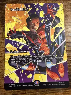 Spider-Man MTG Magic The Gathering Parallel Lives Borderless Eternal-Legal - Image 1
