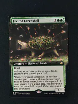 MTG: Bloomburrow - Fecund Greenshell Extended Art - Image 1