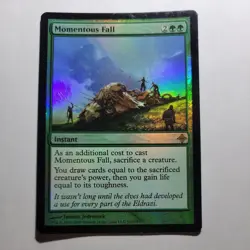 Rise of the Eldrazi MTG Foil Momentous Fall Magic LP - Image 1