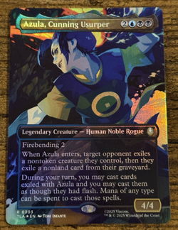 Azula, Cunning Usurper (Borderless) (Foil) - Avatar - TLA MTG - Image 1