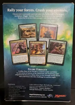 Free Shipping! MTG 2017 Commander Deck Feline Ferocity Factory Sealed - Image 2