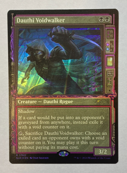 MTG - Secret Lair - Showcase: Duskmourn - Dauthi Voidwalker - FOIL - NM - Image 1
