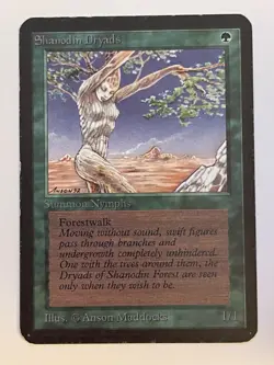 Shanodin Dryads Alpha MP MTG Magic the Gathering - Image 1
