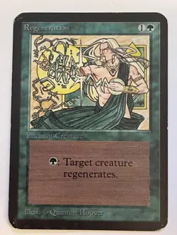 Regeneration Alpha MP MTG Magic the Gathering b - Image 1