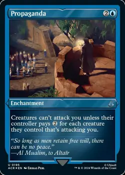 Near Mint, English - 1 x MTG Propaganda - Foil Etched Universes Beyond: Assassin - Image 1