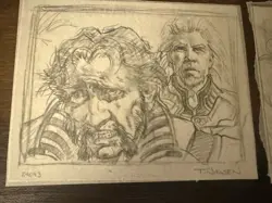 MTG (Magic The Gathering) Terese Nielsen Original Sketches (Mourning, Disorder) - Image 2