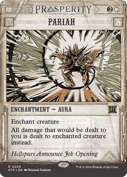 Pariah (0005) - Outlaws of Thunder Junction: Breaking News - Rare - Image 1