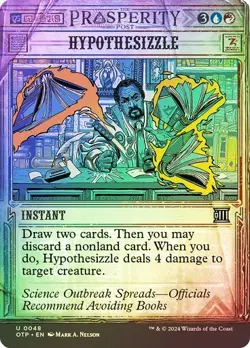 Hypothesizzle (0048) Outlaws of Thunder Junction: Breaking News Uncommon (Foil) - Image 1