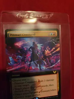 MTG Strixhaven: School of Mages Prismari Command Extended Art PackFresh NM - Image 1