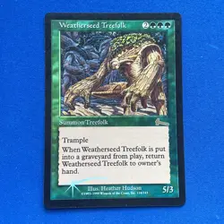 Weatherseed Treefolk x1 mtg Urza’s Legacy Foil Lp - Image 1